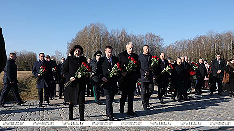 Belarusian Parliament speaker attends commemoration ceremony in Khatyn, calls to appreciate peace