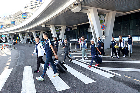 Team Kazakhstan arrives in Minsk for 2nd CIS Games