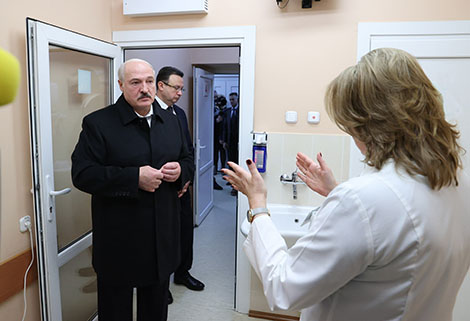 Lukashenko draws attention to functionality during hospital construction, reconstruction