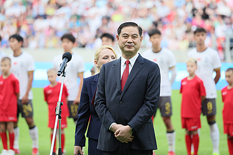 Chinese sport functionary sees National Football Stadium as symbol of Belarus-China friendship