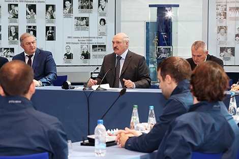 Lukashenko on reasons why HC Dinamo Minsk hired foreign head coach