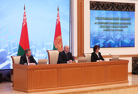 Lukashenko: Housing and utility services should be affordable for people