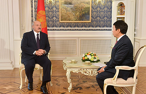Belarus president gives interview to Kazakhstan’s top news agency ahead of official visit