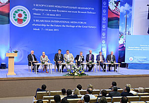 Participants of Belarusian media forum against free-for-all information wars