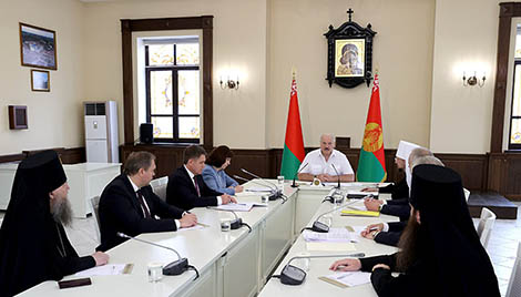 Lukashenko describes Zhirovichi monastery as shrine for believers from all over the world