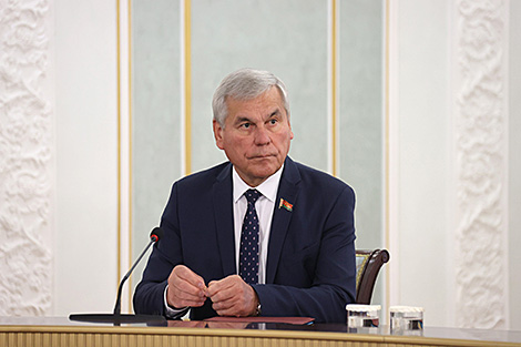 Parliament speaker: Belarus is always open to equal dialogue but does not accept dictate