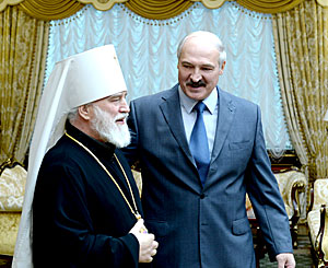 Belarus president in favor of church’s active participation in state affairs