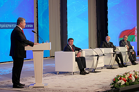 Ukraine president thanks Belarus for hosting peace talks