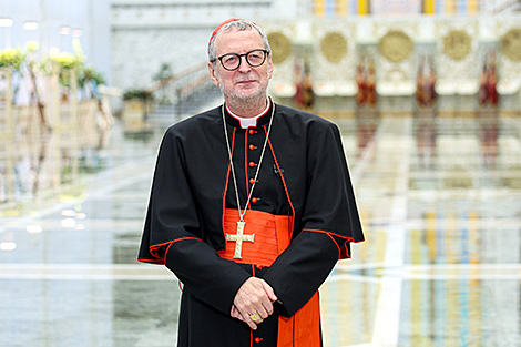 Cardinal Gugerotti speaks about his prayers in Belarusian language