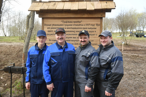 Lukashenko talks about personal connection with Trofim’s Spring-Well in his hometown