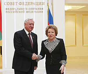 Matviyenko: Belarus contributes to peaceful settlement of Ukraine crisis