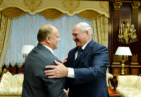 Lukashenko, Zyuganov discuss Belarusian-Russian relations
