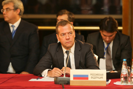 Russian premier calls for removing barriers, restrictions inside Eurasian Economic Union