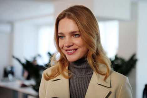 Top model Natalia Vodianova visits Hi-Tech Park in Minsk