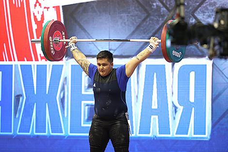 Белорусская тяжелоатлетка Маргарита Лещенко стала серебряным призером II Игр стран СНГ