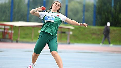 Белоруска Наталья Скребец завоевала бронзу в толкании ядра на II Играх стран СНГ