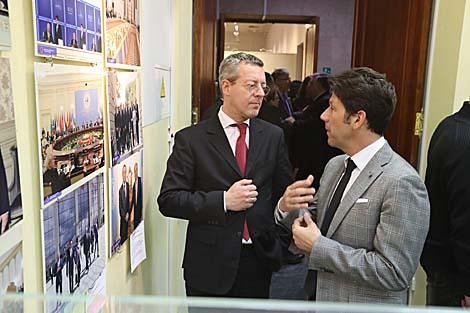 Фотодокументальная выставка к 100-летию белорусской дипслужбы открылась в Минске