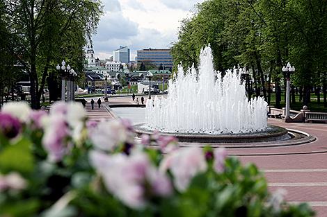 Сезон фонтанов открылся в Минске