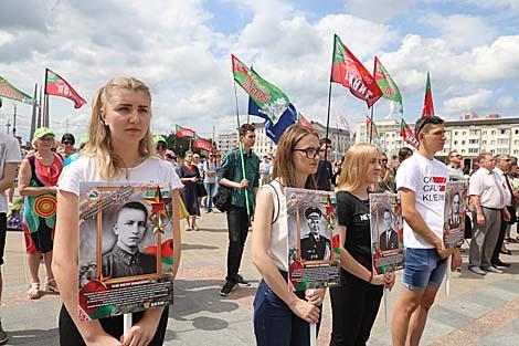 Витебск встретил молодежный марафон 