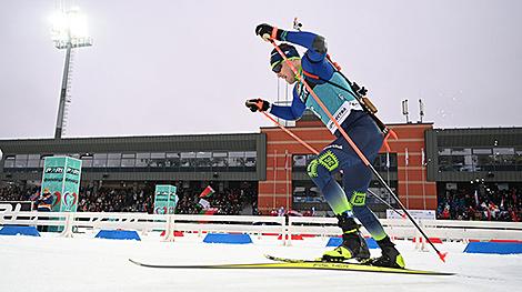 Белорус Дмитрий Лазовский выиграл спринт этапа Кубка Содружества в Раубичах