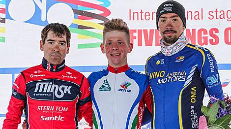 Белорус Евгений Соболь занял второе место на этапе велогонки 