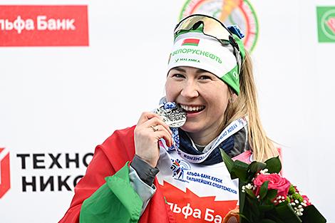 Смольская стала второй в гонке преследования на Кубке сильнейших спортсменов