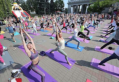 Международный день йоги отметят 22 июня в минском парке им.Горького