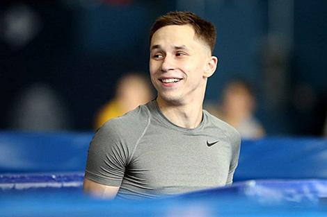 Литвинович выиграл общий зачет Кубка мира по прыжкам на батуте