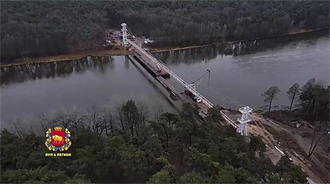 Стала известна дата открытия самого длинного подвесного моста через Неман