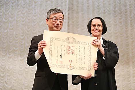 Белорусскому хореографу Кларе Малышевой вручили японский орден Восходящего солнца