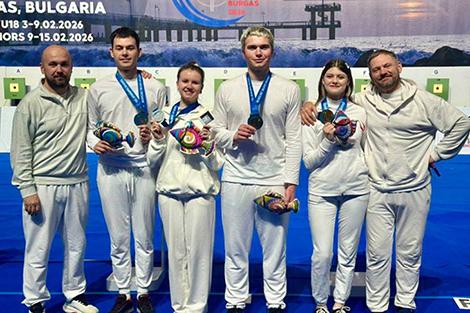 Белорусские стрелки из пистолета завоевали золото и серебро в миксте на чемпионате Европы-U21