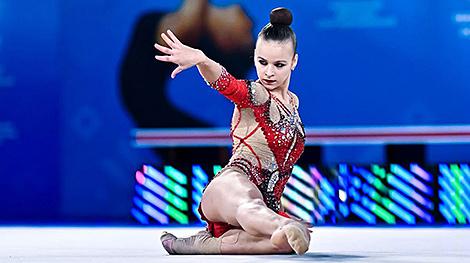 Веренич завоевала золото в упражнении с булавами в финале Кубка сильнейших