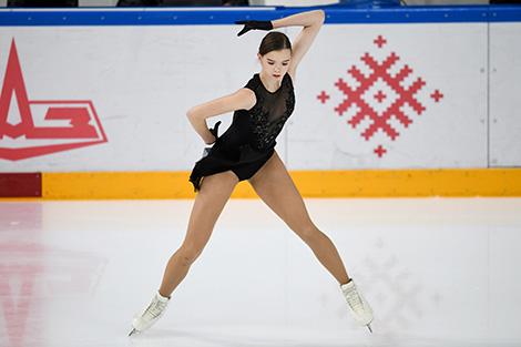 Виктория Сафонова выиграла международный турнир по фигурному катанию в Минске