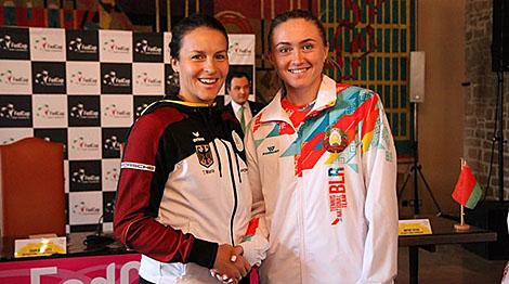 Александра Саснович и Татьяна Мария откроют матч Кубка Федераций Германия - Беларусь