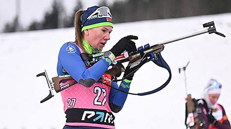 Сола выиграла спринт на старте Кубка России по биатлону