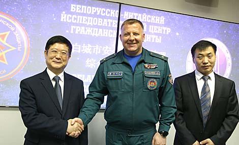 Белорусско-китайский исследовательский центр открыли в Университете гражданской защиты