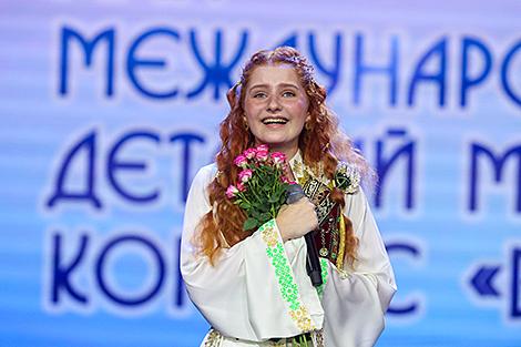 Белоруска на детском музыкальном конкурсе 