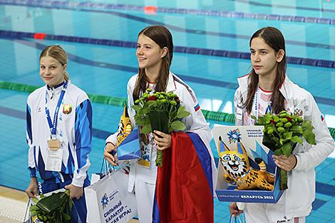 Белоруска Дарья Володина стала третьей на дистанции 200 м на спине на II Играх стран СНГ