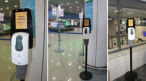 В Национальном аэропорту Минск станет больше установок дезинфекции