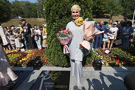 Именная звезда Елены Спиридович зажглась на Аллее звезд 