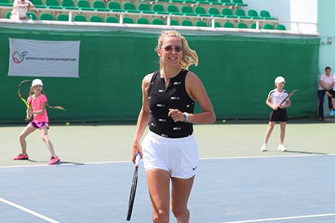 Виктория Азаренко вышла в 1/4 финала теннисного турнира в Нью-Йорке