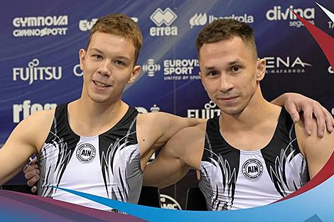 Литвинович и Буйлов одержали победу на чемпионате мира в синхронных прыжках на батуте