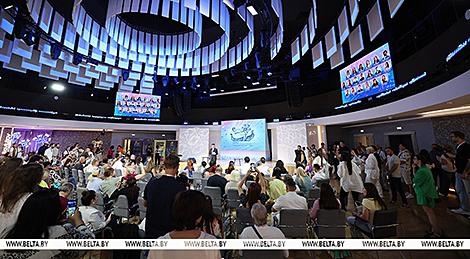 Номер выступления белоруски на конкурсе исполнителей эстрадной песни 