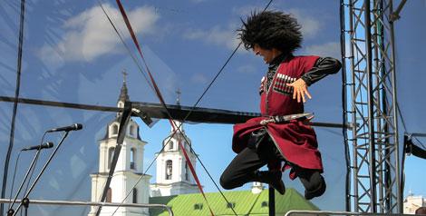 На юбилейном фестивале 