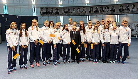 Лукашенко направил приветствие членам спортивной делегации Беларуси на III летних Юношеских Олимпийских играх