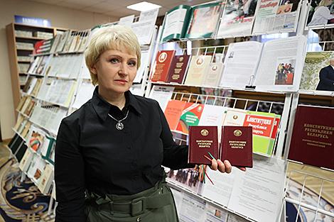 Выставку к 30-летию Конституции Республики Беларусь представили в Президентской библиотеке