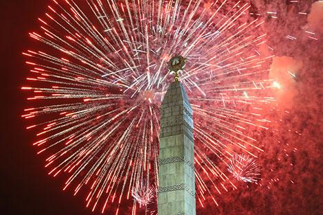 Фейерверк в День Победы минчане смогут увидеть в 8 точках города