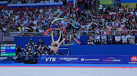 Две белоруски вошли в десятку лучших в личном многоборье на ЧМ по художественной гимнастике
