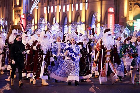 Шествие Дедов Морозов состоится в Минске 28 декабря