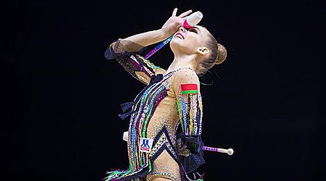 Белорусская грация Анастасия Салос завоевала четыре медали на Гран-при в Израиле